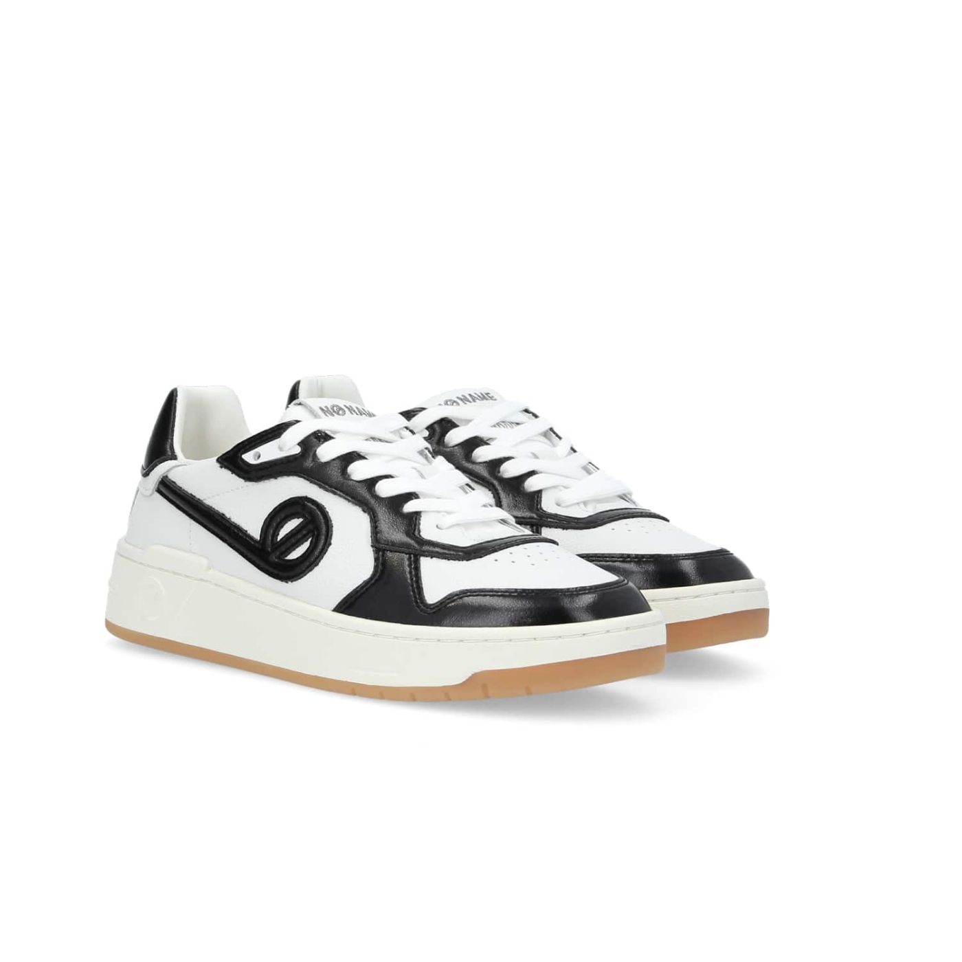 KELLY SNEAKER - GRAIN/METALLIC - WHITE/BLACK